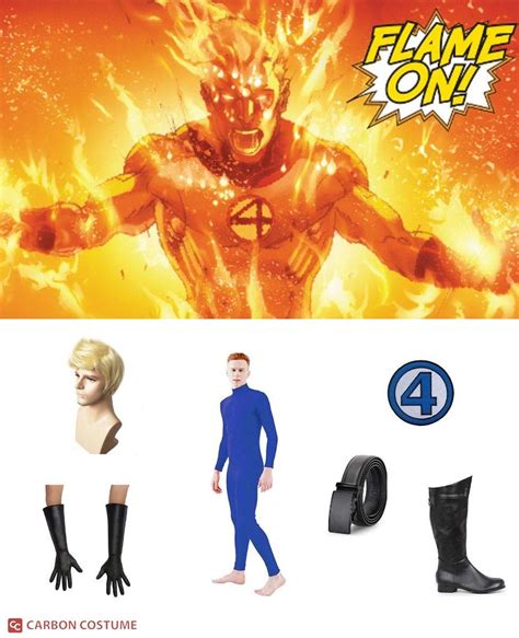Fantastic Four Reboot Human Torch Costume