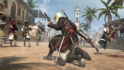 It prompts a canned animation where your pirate captain edward kenway puts a big hat on one of his. Nad Assassin's Creed IV: Black Flag pracuje... osiem ...