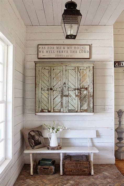 Farmhouse chic is all the rage in home decor these days, thanks largely to chip and joanna gaines from fixer try a wall, interior or exterior, covered with joanna's favorite shiplap. =Texas Farmhouse home of Chip and Joanna Gaines, Crawford ...