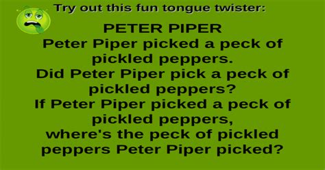 Try Out This Fun Tongue Twister