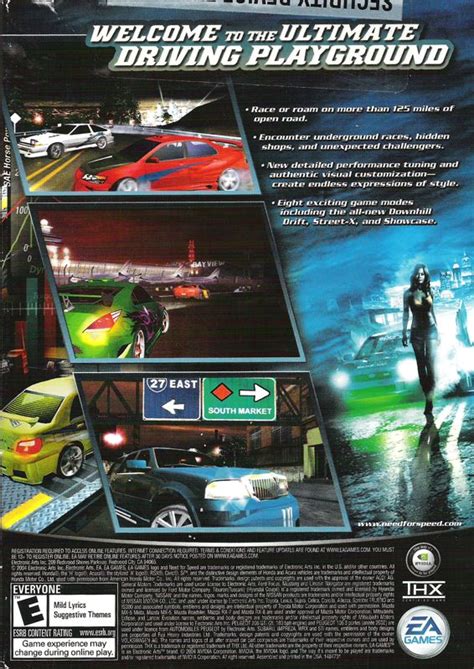 Need For Speed Underground 2 2004 Box Cover Art Mobygames