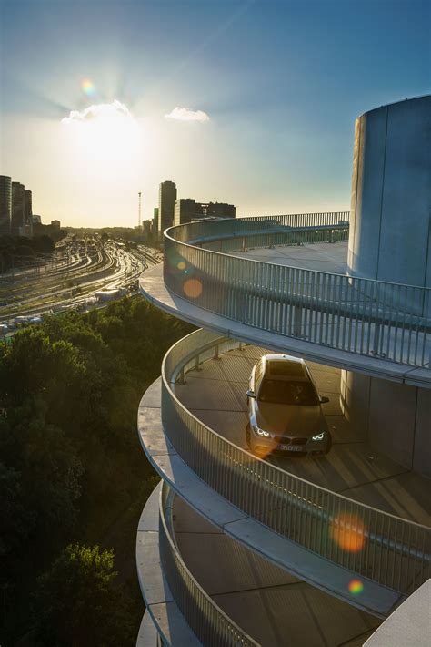 Enormous Helix Shaped Ramps Lead Into Amsterdam Car Park Car Parking