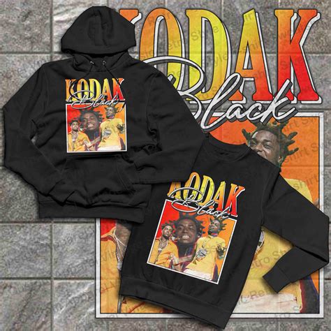 Kodak Black Sweater Hoodie Vintage Hip Hop Sweatshirt Hoodie Etsy Uk