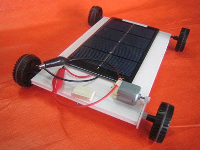 Know the materials and tools this is a miniature model of a vehicle that runs using dc motor, small wheels, tiny platform, and a references. KiteSite - Schools - Solar Cars - Kit Information