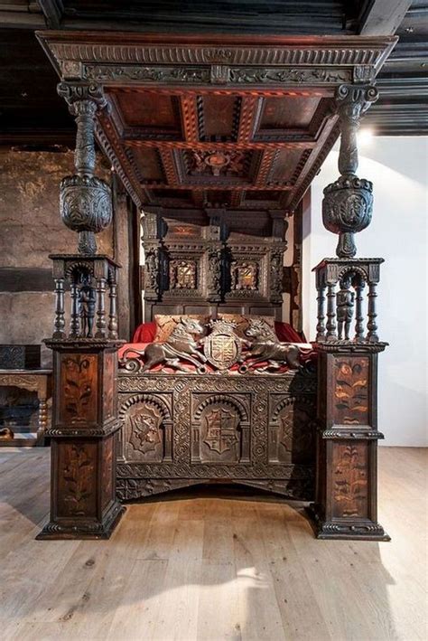 22+ Stunning Modern Gothic Bedroom Design Decorating Ideas #