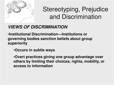 Ppt Stereotyping Prejudice And Discrimination Powerpoint