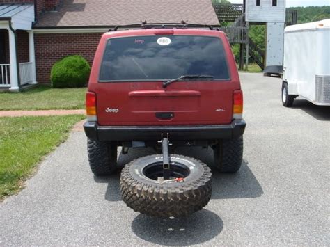 Hitch Mount Tire Carrier Spare Tire Jeep Xj Jeep Xj Mods