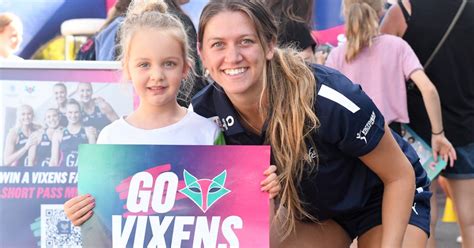 Next Generation Of Netballers Learn From The Melbourne Vixens Photos