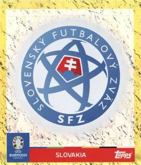 Topps Uefa Euro Sticker Swiss Edition Yellow Svk Logo Slovakia Eur Picclick De