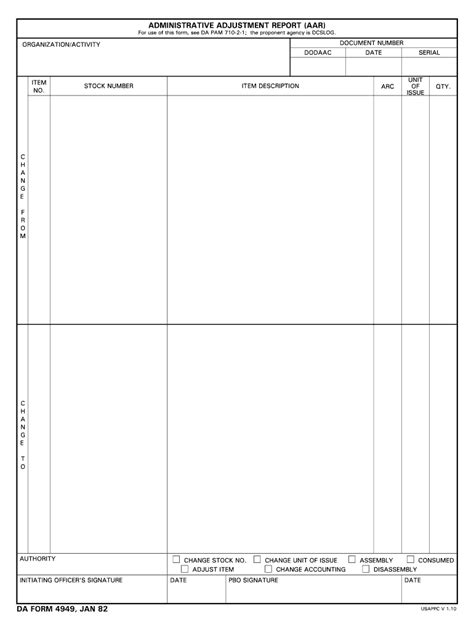 Da Form 4949 Fill Out And Sign Printable Pdf Template Signnow