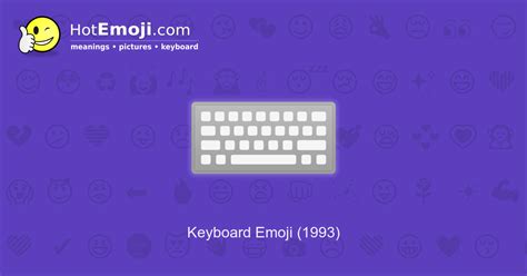 ⌨️ Keyboard Emoji Meaning With Pictures From A To Z