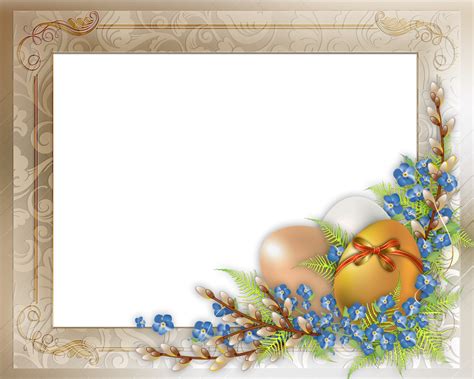 On this page, you will find a selection of free printable easter border templates. Easter frame png, Easter frame png Transparent FREE for ...