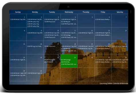 Make A Digital Wall Calendar In 10 Minutes Mango Display