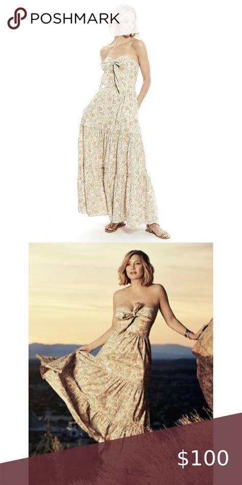 Happyxnature Strapless Infinity Floral Maxi Dress Floral Maxi Dress