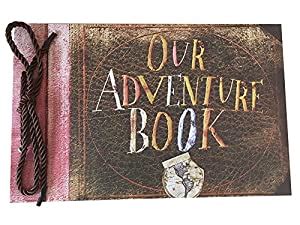 My/our adventure book memory diy anniversary scrapbook photo album 20/40 q. Amazon.com: Linkedwin Our Adventure Book DIY Scrapbook/Wedding Photo Album, with Pixar Up Movie ...