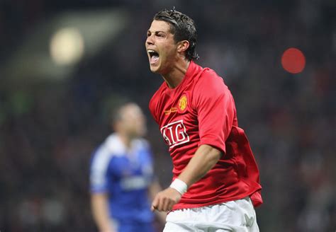 Cristiano Ronaldo Celebrated Manchester Uniteds 2008 Champions League