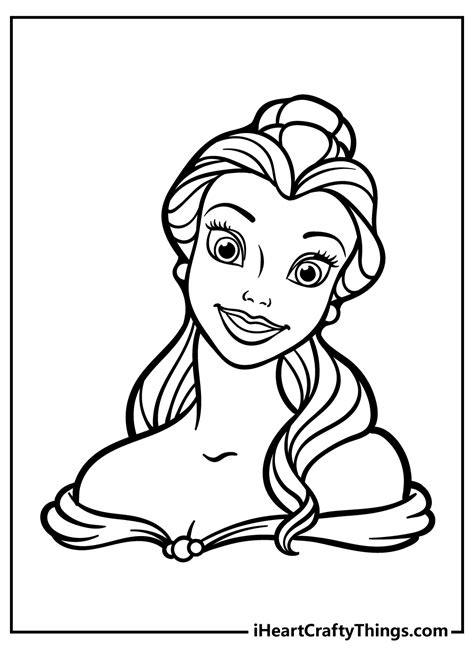 61 Princess Belle Coloring Pages Hd Coloring Pages Printable
