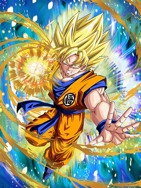 Goku were to come to blows, super saiyan 6 would win rather handily, kind of like how beerus fought against goku in the 2013's battle of gods ss6 does not exist anywhere within the canon dragon ball universe, and i imagine a real super saiyan transformation beats an imaginary one hands down. Convulsing Rage Super Saiyan Goku | Dragon Ball Z Dokkkan ...