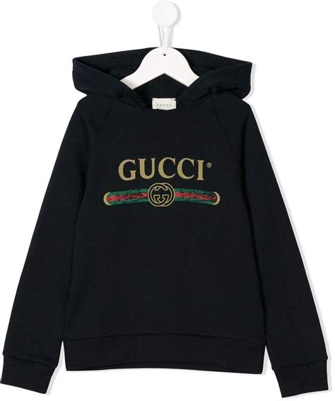 Gucci Kids Vintage Logo Hoodie Farfetch Gucci Kids Gucci