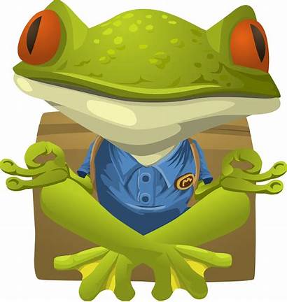 Yoga Frog Clipart Npc Inhabitants Svg Log