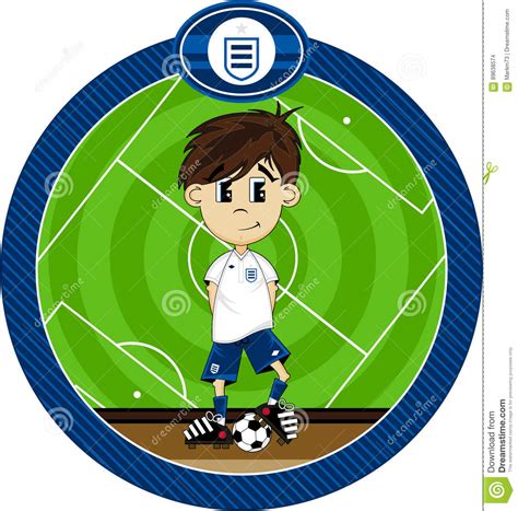 Cartoon Soccer Player Stock Vector Illustration Of Player