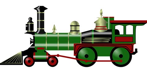 Train Steam Engine Vector Art Coc Exam Paper