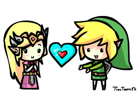 Image Link And Zelda Valentines Day By Timtam13 On Deviantart Zelda