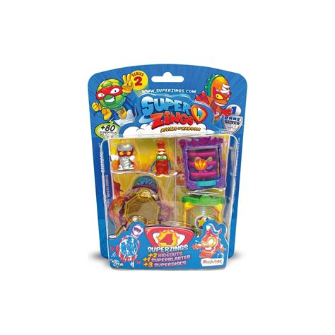 As Company Superzings Series 2 Blister 4 Collectible Figures For Ages 3