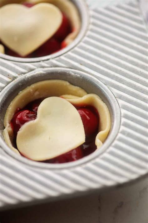 Mini Cherry Pies Baked In A Muffin Tin Buns In My Oven