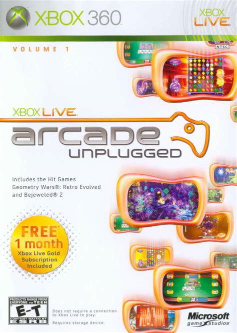 Xbox Live Arcade Unplugged Volume 1 Xbox 360 Rom And Iso Download