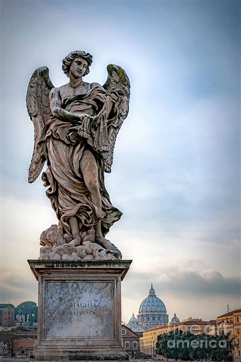 Rome Angel Statue 1 Photograph By Antony Mcaulay Fine Art America
