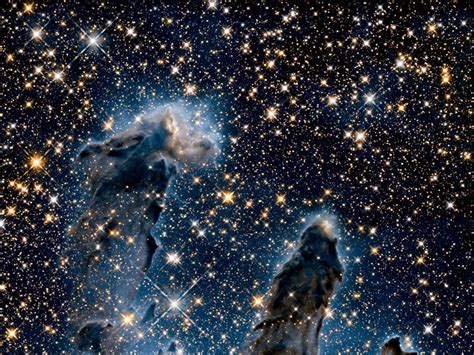 Dal Telescopio Spaziale Hubble L Infrarosso Rivela Ci Che I Pilastri