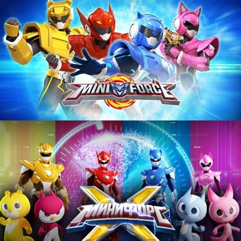 Miniforce X Cartoon Characters