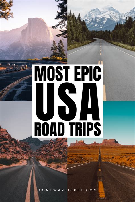 An Epic List of the Best Road Trips in the USA | A One Way Ticket
