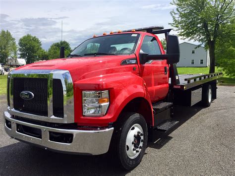 New 2019 Ford F650 Red Midwest Wrecker