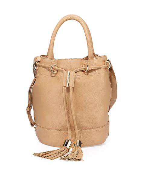 See By Chloé Vicki Leather Bucket Bag In Brown Lyst