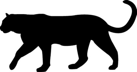 Panther Silhouette Wall Sticker Tenstickers