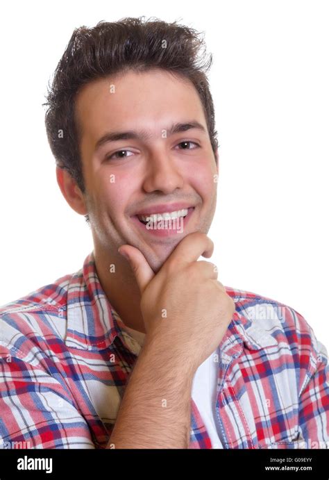 Laughing Hispanic Guy Stock Photo Alamy
