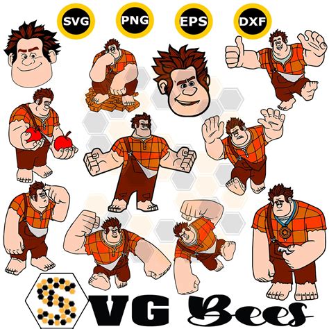 Wreck It Ralph Svg By Svgbees Svg Files For Cricut Get Premium Svgs