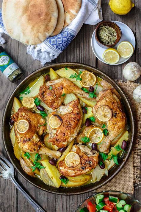 Easy Greek Chicken And Potatoes The Mediterranean Dish Recipe