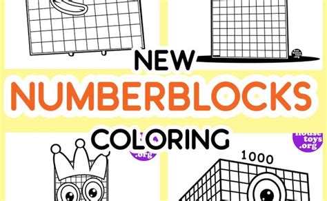 Numberblock 100 Coloring Pages Color By Number Printable Theme Loader