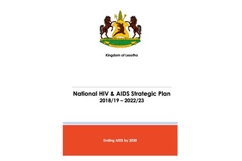 National Hiv And Aids Strategic Plan 201819 202223 Prepwatch