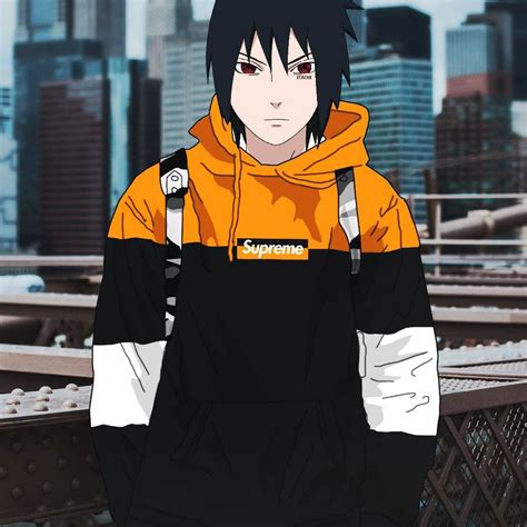 Sasuke Nike Wallpaper Supreme Free Download Naruto