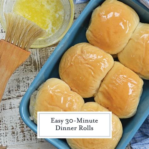 Easy 30 Minute Dinner Rolls Quick And Fluffy Yeast Roll Recipe