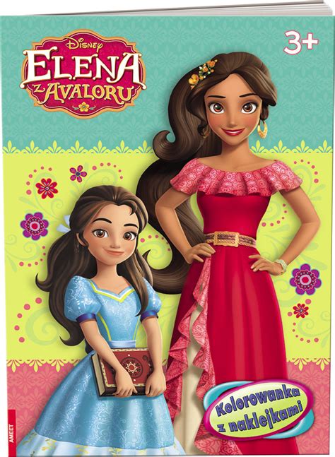 Последние твиты от elena of avalor (@elenaofavalor). Kolorowanka z naklejkami. Elena z Avaloru - Opracowanie ...