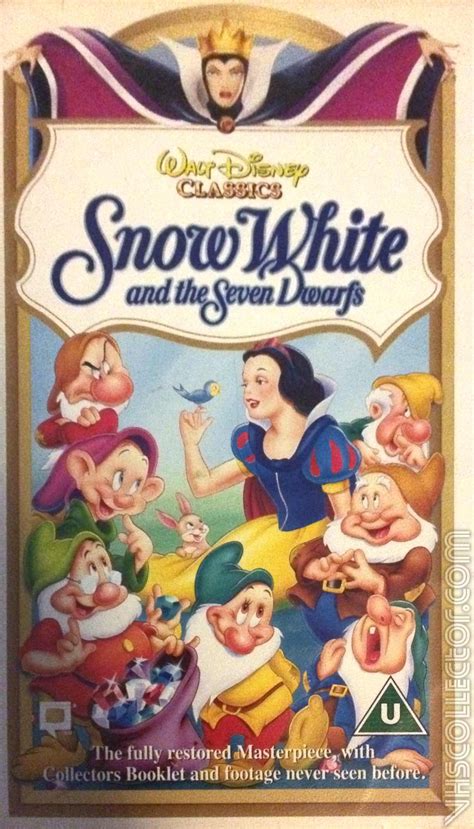 Snow White And The Seven Dwarfs Movie Vhs