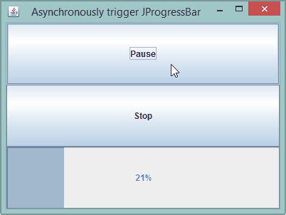 java - How to asynchronous trigger JProgressBar? - Stack ...