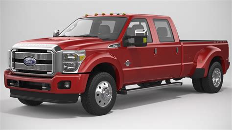 Ford Super Duty 2016 F450 Crew Cab Drw 3d Model Cgtrader