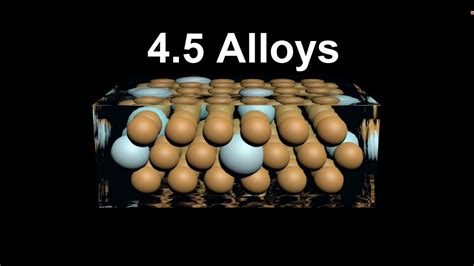 Alloys Sl Ib Chemistry Youtube