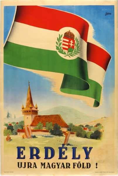 Erdély újra magyar föld! propaganda plakát | Retro poster, Vintage ...